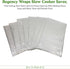 Regency Wraps Slow Cooker Saver - Non-Stick Liners for Easy Clean Up, 20 x 12, Pack of 12