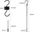 Yenmoz Metal Ant Moat Hooks, 5 Sets Feeder Hanging Chains and Brushes for Hummingbird Feeders