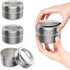 Set 8 2 Wall-Plates,100 Stickers,2 3 oz Vetacsion of Magnetic Spice Tins with Metal Preprinted Seasoning Label Styles
