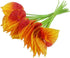 20Pcs Artificial Anthurium Flowers, Real Touch Fake Flower for Home Decor Floral Arrangements Bouquets (Red, Sunset Red)