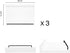 6X9 Inches Set 3 RYOFOBETTO Small Floating Shelf, Farmhouse Wall Shelves for Living Room, Bedroom, Picture Frames