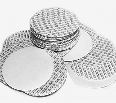 Pressure Sensitive Torque Activated Seals Cap Liners - 53mm, 100 PCS for Bottles & Containers