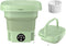 MacLehose Mini Portable Washing Machine, Mini Washer and Dryer Combo, 9L, Foldable for Baby Clothes, Underwear, Socks,