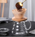 Pour Over Coffee Maker, 20 OZ / 600ML Coffee Server with Glass Dripper, Stylish 2 IN 1 Kit for Home or Office