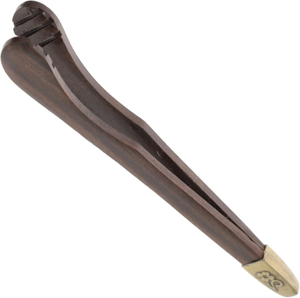 Chinese Tea Teacup Tongs Mini Wooden Clips - Reusable Cooking Tongs for Kung Fu Tea, Home Cup Clip