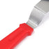 Offset Spatula Set of 3 for Cake Decorating - Red 6, 8 & 10 Inch Angled Icing Spatulas