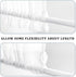 MIULEE 2 Pieces White Semi Sheer Curtains for Front French Door, W 25 x L 40 Inches