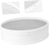 Round Sifter - 1pc Plastic Flour Sieve, Stainless Steel Colander, Ultra Fine Mesh Strainer