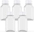 Axe Sickle 5 Pcs 8 Ounce Juice Bottles Plastic Milk Bottles with Tamper Evident Caps for Milk Juice Drinks Containers