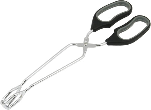 Chef Craft Classic Offset Tongs, 12 Inches, Black
