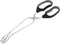 Chef Craft Classic Offset Tongs, 12 Inches, Black