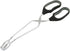 Chef Craft Classic Offset Tongs, 12 Inches, Black