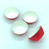 Bright Red Foil Cupcake Liners, Standard Sized Baking Cups, 120-Count for Party and Wedding