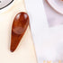3 Pieces Mini Wooden Spoons, Small Salt Spoon with Short Handle, 2.76 inch Brown Wood Scoop for Spice Jars.