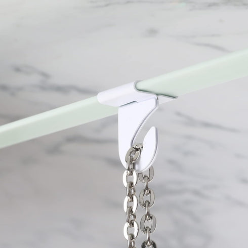 50 Packs 25 25pcs MAKALONE Drop Ceiling Hooks for Hanging, Pairs Right and Left Ceiling Hooks and Ceiling Hook Clips