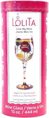 Lolita Aged to Perfection Artisan Painted Birthday Wine Glass