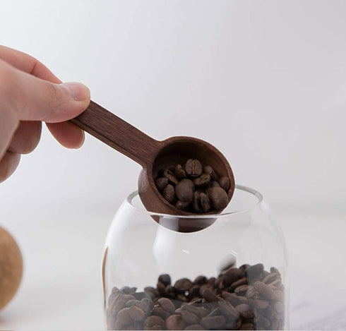 Coffee Spoons, Wooden Tablespoon Scoop, Measuring Spoon for Ground Beans or Tea, Kitchen Tools Utensils, 1 Wooden Tea