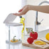 Originals Metal Countertop Trash Can Garbage Bag Holder for Home Kitchen (White) …