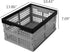 Eagrye 4-Pack 15 L Plastic Collapsible Storage Crates, Folding Crates, Plastic Stackable Storage Crates
