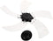 Holibanna 5 Floor Fan Blade, Alloy Fan Leaves for Table and Pedestal Fans, Indoor Fan Accessory