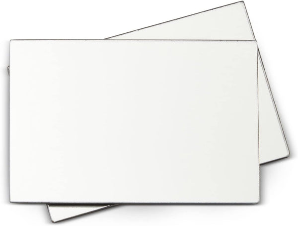 Juvale Rectangular Magnetic Locker Mirror, 4 x 6 in Silver Acrylic, Shatterproof & Rounded Corners, Strong Magnetic