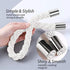 NICEEC 2 Pack Strong Magnetic Curtain Tiebacks, Decorative Weave Rope Curtain Holdbacks for Home & Office Windows