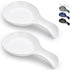 Kyraton Spoon Rest 2 Pack, Plastic Holder for Kitchen Counter, Utensil Rack for Spoons, Tongs, Spatulas