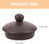 Ceramic Teapot Lid, Universal Repair Lid for Purple Clay Teapot, Replaceable Lid for Teapot