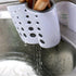 Eunion Plastic Sink Caddy Sponge Holder, Soap Holder, Desk Organizer, Saddle Faucet Caddy, Pen Holder