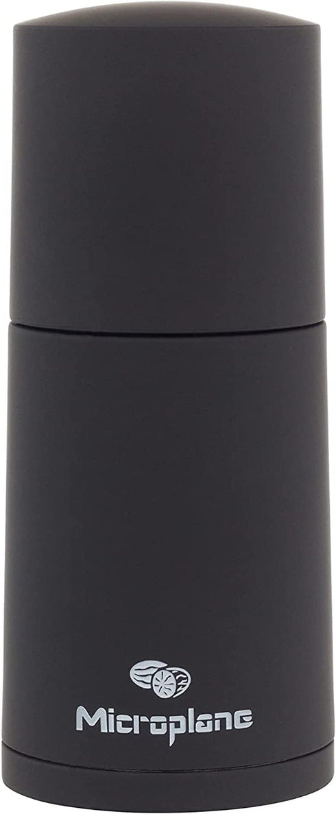 Microplane Manual Spice Mill - Cinnamon Grinder and Nutmeg Grater (Black)