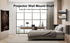 PS4 2-Tier Suptek Glass Floating Shelves, TV Wall Mount with Shelf for DVD Player / / Cable Boxes/Game Consoles/Sky