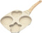 JUSTUP Nonstick Frying Pan, 4-Cup Egg Pan, 7.5 Inch Granite Skillet with Anti-scald Handle for Breakfast