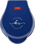 Classic Mini Waffle Maker by Select Brands: Cobalt Blue Non-Stick Iron for Traditional, Savory or Dessert Mini Waffles