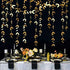 Gold Party Decorations Leaf Garland Hanging Paper Gold Leaves Streamer Banner for Wedding & Birthday Supplies