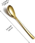 Kyraton Gold Teaspoons Set of 12, Stainless Steel Coffee Spoon, Spresso Spoons for Home, Restaurant, Hotel, Parties, Dishwasher Safe