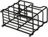 Wbbog Toothbrush Holder for Bathrooms, Stainless Steel Bathroom Black Toothbrush and Toothpaste Holder