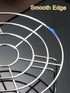 Round Cooling Racks Dia 11" for Cooking & Baking, 304 Stainless Steel Steamer Rack for Air Fryer, Cake Pans
