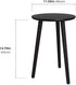 Leaf&lull Tall Plant Stand Indoor Black Plant Table for Large Plants Wooden Plant Stool Plant Holder for Living Room