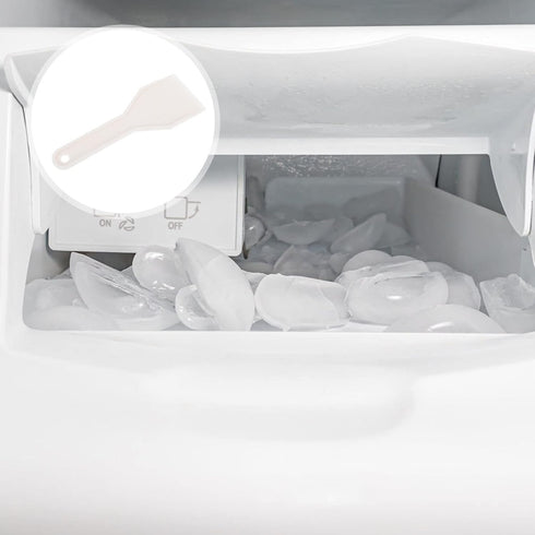 MAGICLULU Plastic Refrigerator Shovel, White De-Ice Scraper with Handle for Kitchen