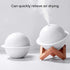 Moon Lamp Humidifier, 2 in 1 Night Light & Humidifier with USB Recharge, 3 Colors 3D LED Moon Light with Stand,