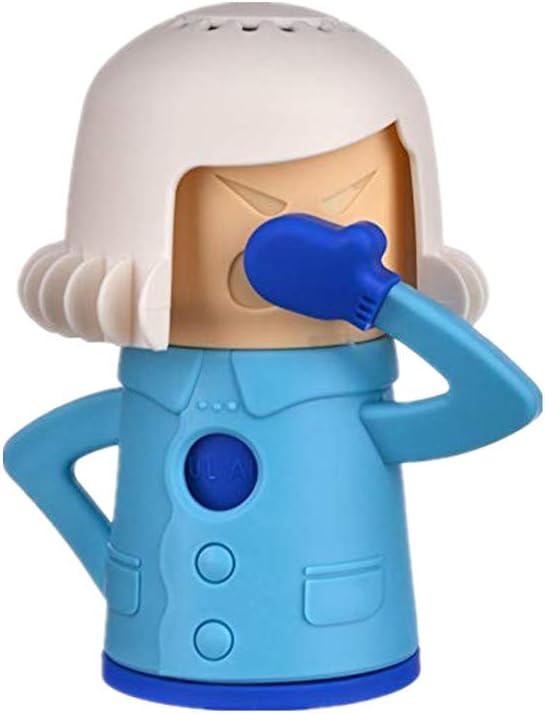 Chilly Blue Mama Fridge Odor Absorber - Refrigerator Moisture Absorber & Freshener Holder with Baking Soda