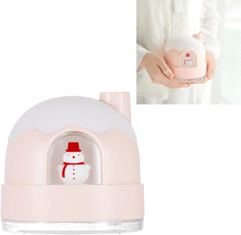 Cool Mist Humidifier with Night Light, Quiet Ultrasound Humidifiers for Bedroom, Auto Shut Off Cute Snowhouse Design