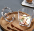 123Arts Glass Sugar Bowl, Candy Jar Storage Jar with Lid for Kitchen Counter