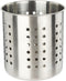 Stainless Steel Kitchen Utensil Holder, Round Organizer for Forks, Spatula, 5.3'' x 5.1" Restaurant Cooking Holder