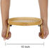 Bamboo Clip-On Arm Tray - Perfect for Drinks & Remotes