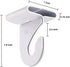 12 Pair Drop Ceiling Hooks, Heavy Duty White T-Bar Track Clip Hooks for Hanging Plants & Decorations