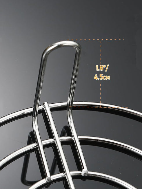 Round Cooling Racks Dia 11" for Cooking & Baking, 304 Stainless Steel Steamer Rack, Canning Rack, Circle Wire Cooling Rack for Air Fryer, Instapot, Cake Pans (Height 1.8",11"/28cm)