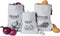 Potato Onion Garlic Storage Bag, Reusable Vegetable Storage Bags with Drawstring Closure, 3 Packs (Potato Onion Garlic