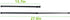 Tension Rods, 4 Pack Adjustable Spring Steel Cupboard Bars, 15.7-28 Inches (Black)