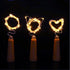 Dreamworth 12 Pack 20 6.6ft Wine Bottle String Lights, LED AAA Battery Powered Cork Fairy Lights for Bedroom, Birthday
